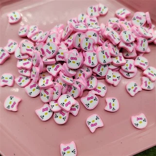 Đất sét polyme hình mèo Kawaii