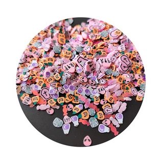 Rắc Halloween màu pastel